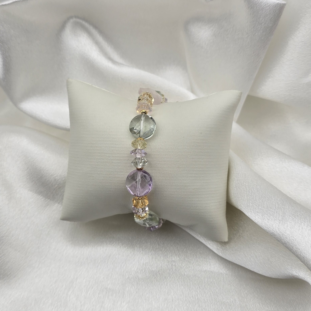 High-end Luxury Handmade Multi Gemstone Bracelet designed by Neve Jewelry